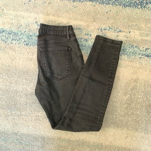 Gap black curvy true skinny jeans